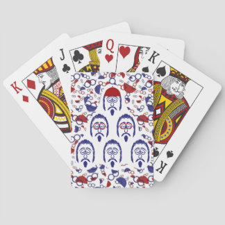 Beatnik Faces Playing Cards