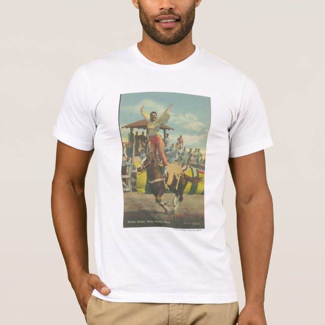 Beatrice Cooper doing a Roman Stand. T-Shirt (Front)