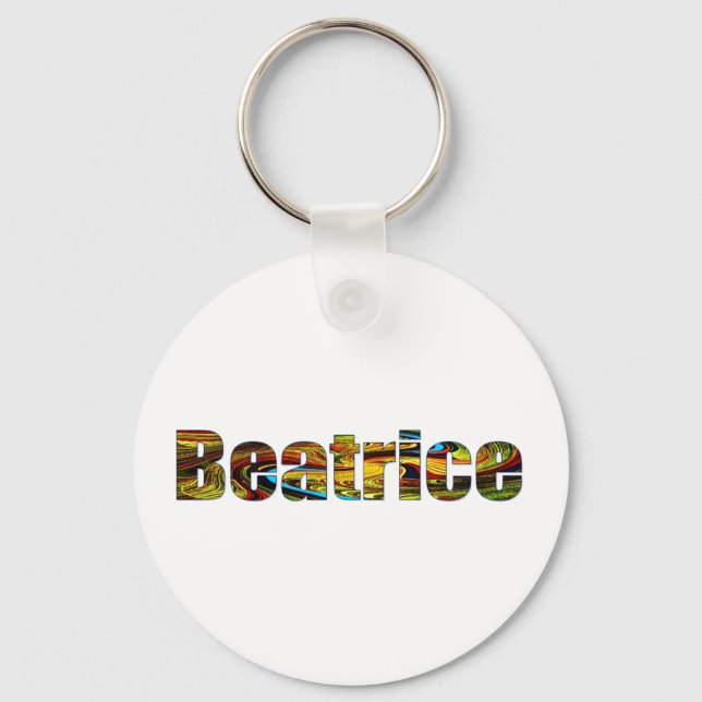 Beatrice key chain (Front)