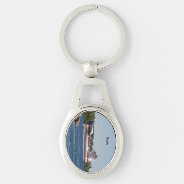 Beatrix metal key chain (Front)