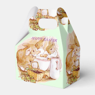 Beatrix Potter Bunnies Happy Easter  Favour Box