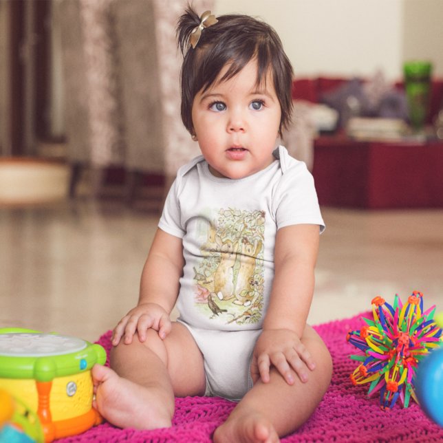 Beatrix Potter Bunnies Picking Berries Baby Bodysuit (Creator Uploaded)