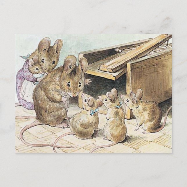 Beatrix Potter, Children's Story Books Postcard (Front)