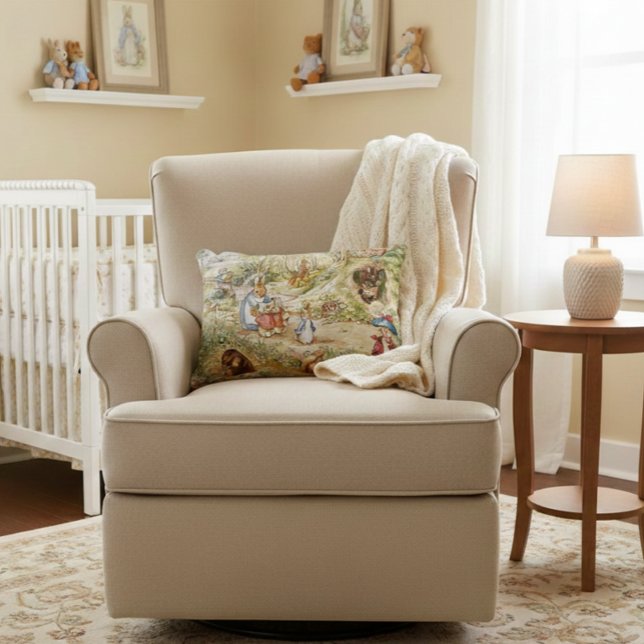 Beatrix Potter Cute Peter and Friends Decorative Cushion (Creator Uploaded)