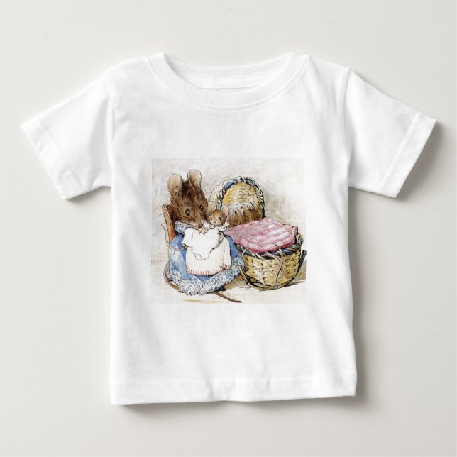 Beatrix Potter, Hunca Munca Baby T-Shirt (Front)