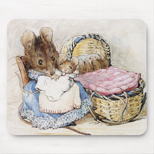 Beatrix Potter, Hunca Munca, Mother Mouse Pad (Front)