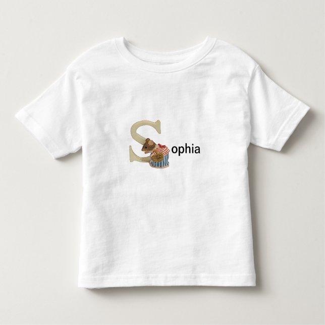 Beatrix Potter Letter S Toddler Or Baby Name Shirt (Front)