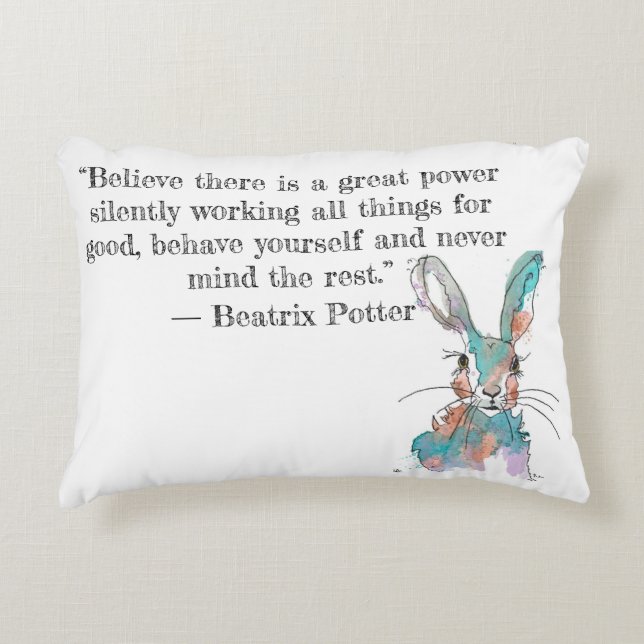 Beatrix Potter Nursery Pillow (Front)