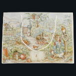 Beatrix Potter Peter and Friends in the Garden Large Gift Bag<br><div class="desc">These favourite characters of Beatrix Potter stories are a favourite for little ones. This image features English garden greenery with many of Peter's friends and neighbours. Benjamin Bunny,  Jemima Puddle Duck,  Squirrel Nutkin,  and Tom Kitten and many others will make your gift truly special!</div>