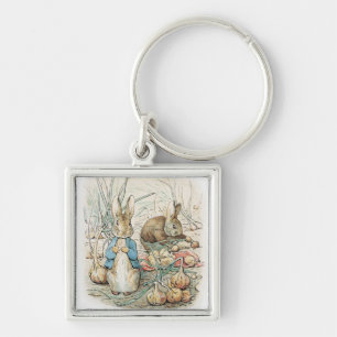 Beatrix Potter Peter Rabbit And Benjamin Bunny Key Ring