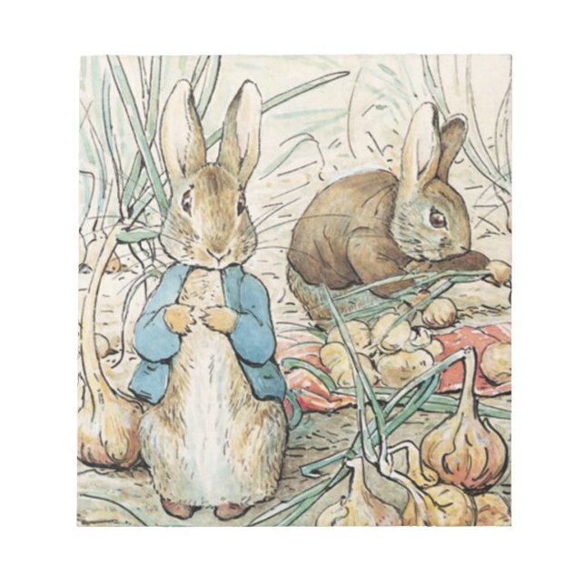 Beatrix Potter Peter Rabbit And Benjamin Bunny Notepad (Front)