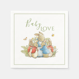 Beatrix Potter Peter Rabbit Gender Neutral Shower Napkin