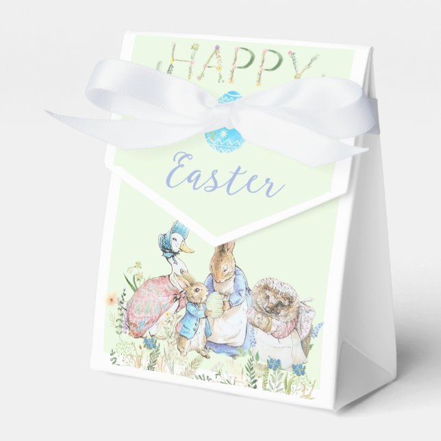Beatrix Potter Peter the Rabbit Easter Favour Box (Front Side)