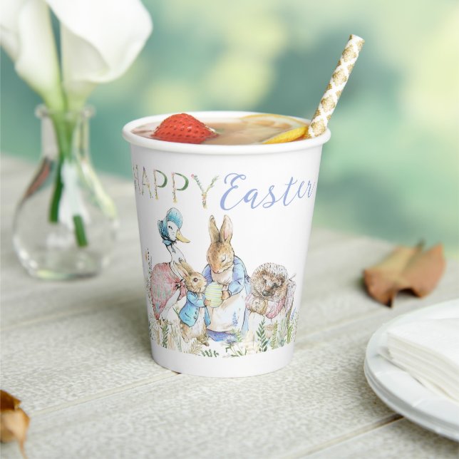 Beatrix Potter Peter the Rabbit Easter Paper cup (Insitu)