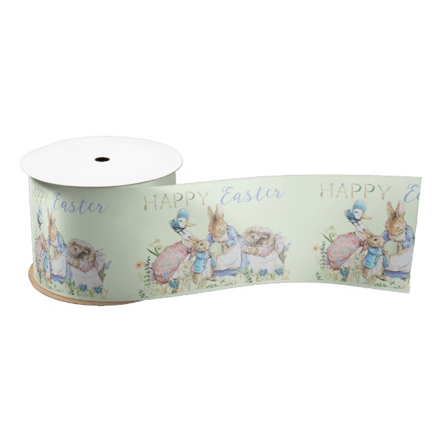 Beatrix Potter Peter the Rabbit Easter Ribbon Satin Ribbon (Spool)