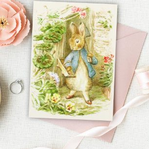 Beatrix Potter Peter the Rabbit In the Garden Card