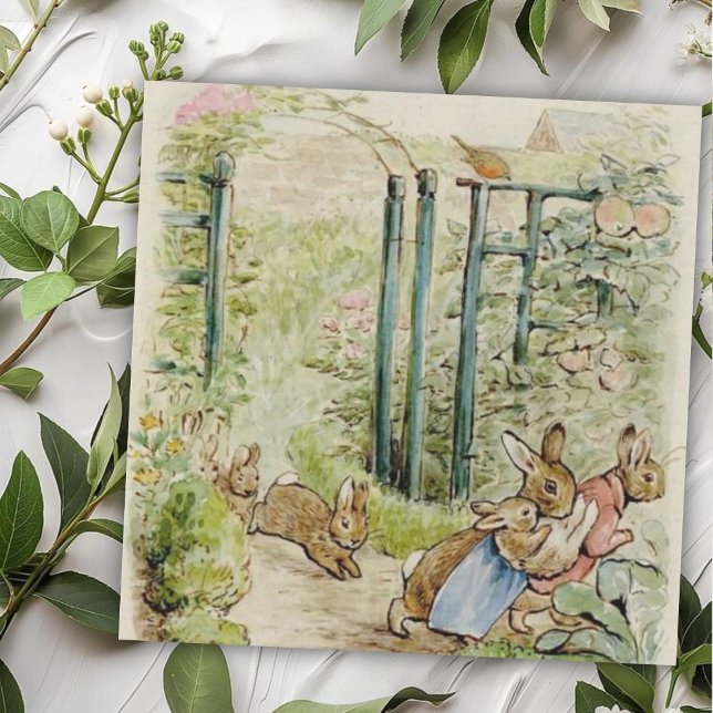 Beatrix Potter Tale of the Flopsy Bunnies Card (Creator Uploaded)
