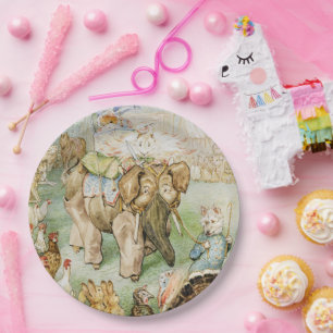 Beatrix Potter The Fairy Caravan Paper Plate