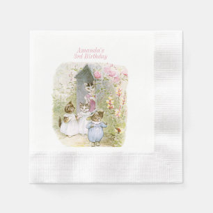 Beatrix Potter Tom Kitten, Mittens and Moppet Napkin