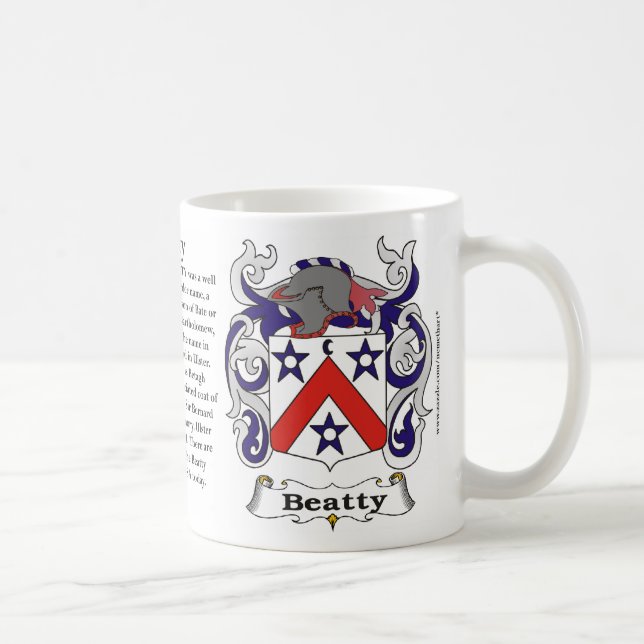 Beatty Family Coat of Arms Mug (Right)