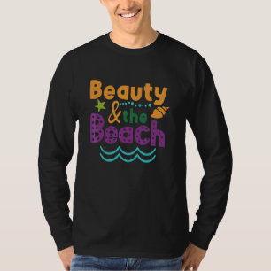 Beaty And The Beach Summer Vacation Women T-Shirt