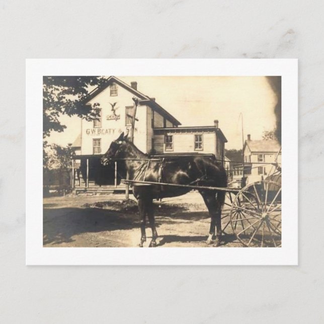 Beaty Store, Califon, New Jersey Vintage Postcard (Front)