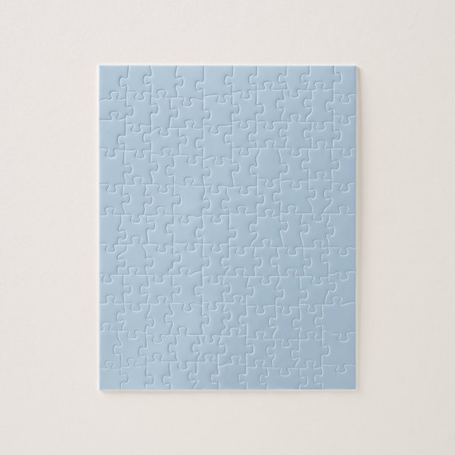 Beau blue (solid color) jigsaw puzzle (Vertical)