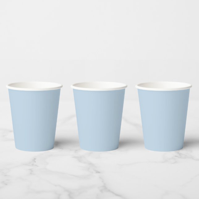 Beau blue  (solid colour)  paper cups (Multi)