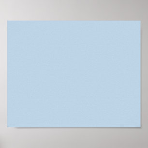 Beau blue  (solid colour)  poster