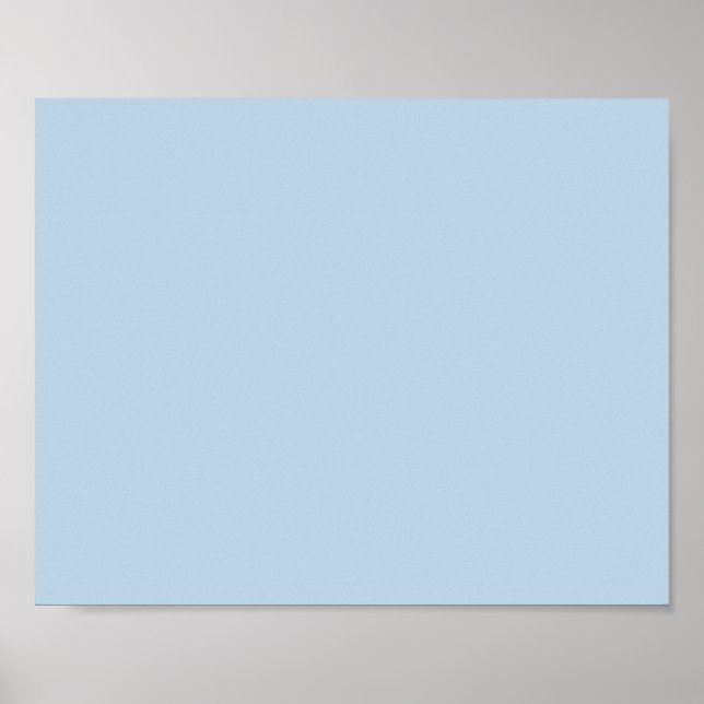 Beau blue  (solid colour)  poster (Front)