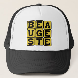 Beau Geste, Noble Gesture Latin Phrase Trucker Hat