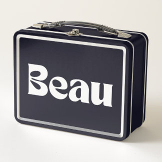 Beau metal lunch box