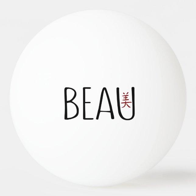Beau Ping Pong Ball (Front)