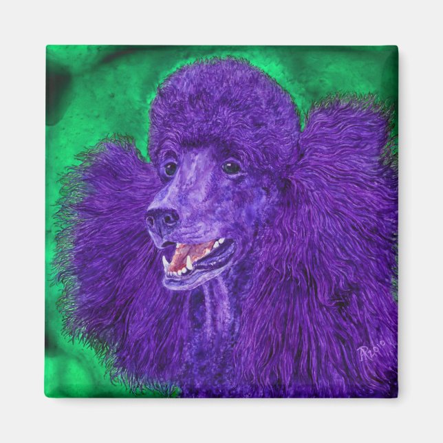 "Beau" - Poodle Magnet (Front)
