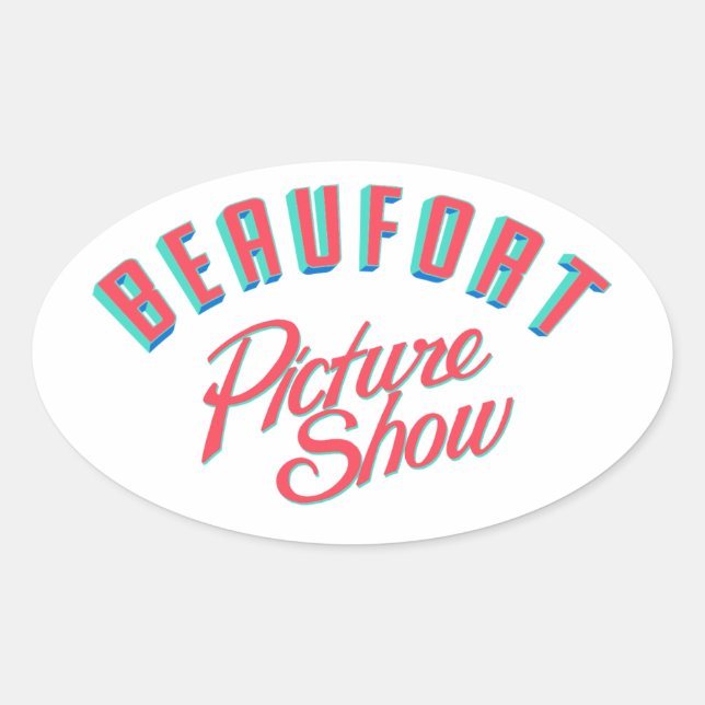 Beau Show Car Show Oval Sticker (Front)