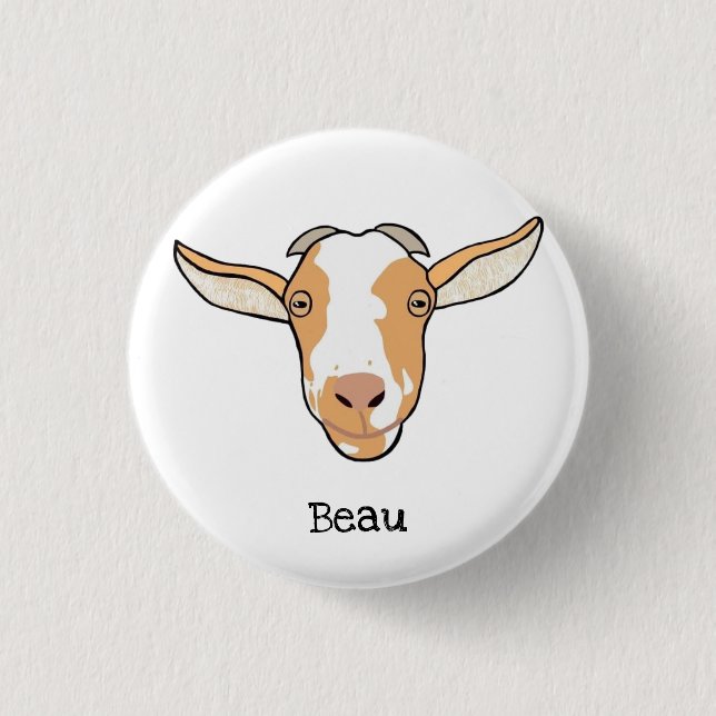 Beau the Goat Badge (Front)