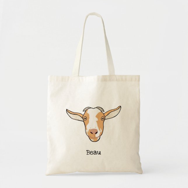 Beau the Goat Tote Bag (Front)