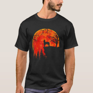 Beauceron And Moon Halloween T-Shirt