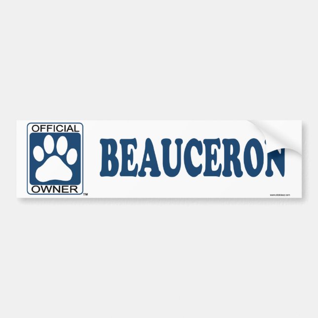 Beauceron Blue Bumper Sticker (Front)