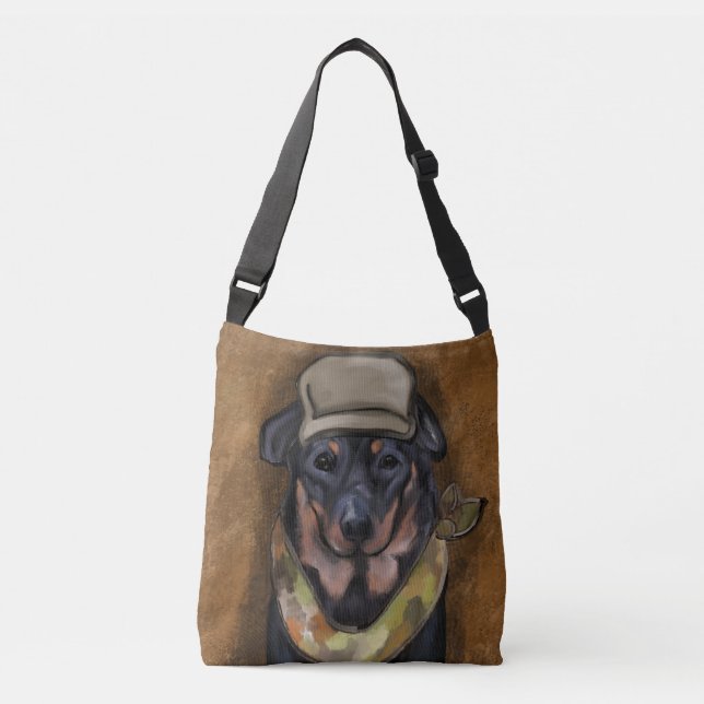 Beauceron             crossbody bag (Front)