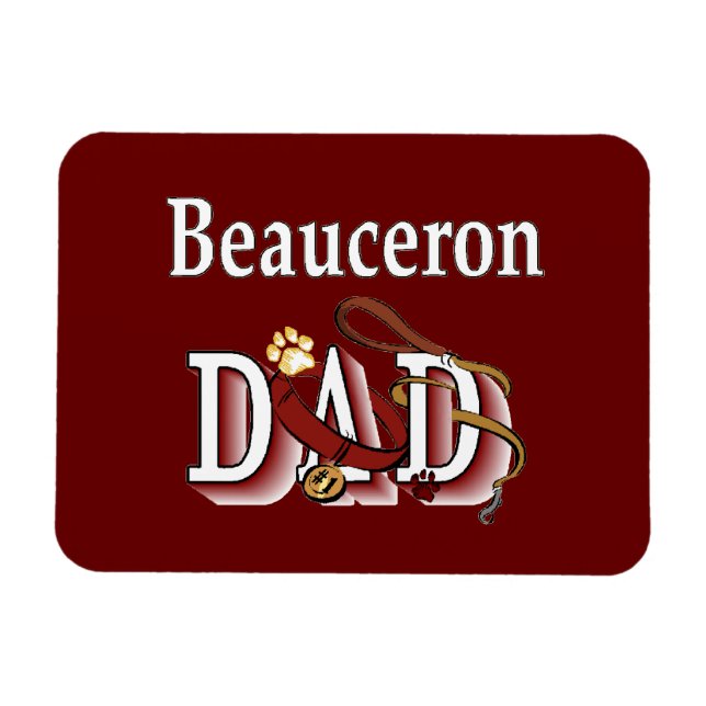 Beauceron Dad Magnet (Horizontal)