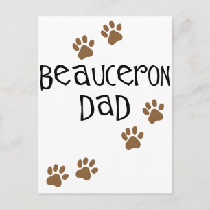 Beauceron Dad Postcard