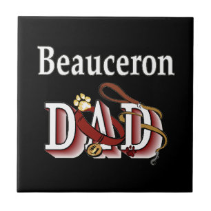 Beauceron Dad Tile