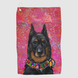 Beauceron                       golf towel