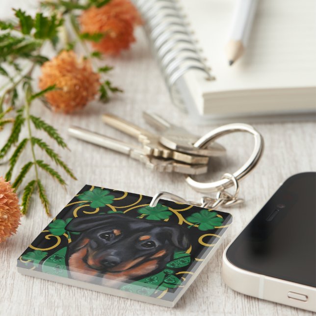 Beauceron        key ring (Front Right)