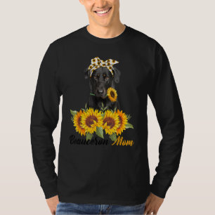 Beauceron Mum Sunflower Summer Dog Mum Mama Women T-Shirt