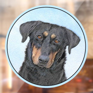 Beauceron Painting - Cute Original Dog Art