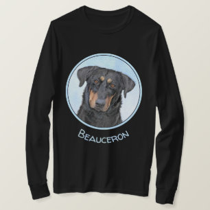 Beauceron Painting - Cute Original Dog Art T-Shirt