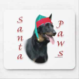 Beauceron Santa Paws Mouse Pad