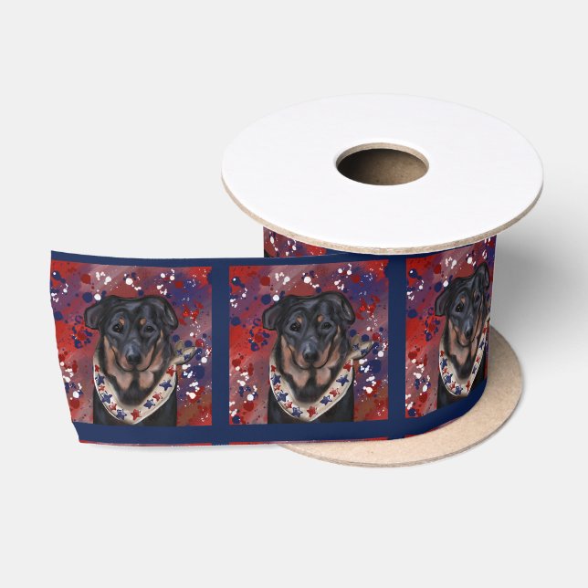 Beauceron               satin ribbon (Spool)
